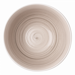 Bowl 155 mm Spiral rocca / sand glasur aussen - Gaya Atelier color 