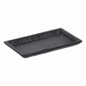 Tray rectangle small 16,8 x 9,8 cm - Elements Melamin black (Flow)