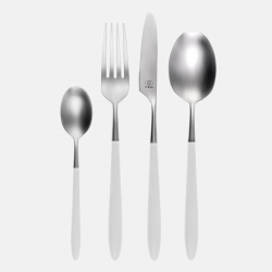Table spoon - GAYA Exeter handle white