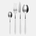 Table fork - GAYA Exeter handle white