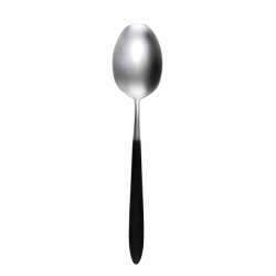 Table Spoon - GAYA Exeter handle grey-black all satin