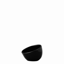 Bowl aslope small, 9 cm - Gaya Atelier black matt