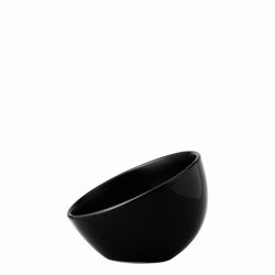 Bowl aslope medium, 14 cm - Gaya Atelier black matt