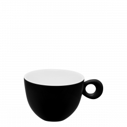 Kaffee-/Tee Obere 2 dl - RGB schwarz gloss Lunasol