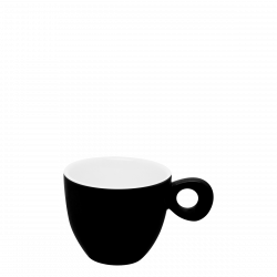 Mocca cup 90 ml - RGB black glossy Lunasol