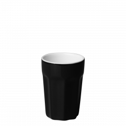 Moccabecher 0.8 dl, H: 80 mm - RGB schwarz gloss Lunasol
