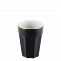 Coffee cup 280 ml, H: 105 mm - RGB black glossy Lunasol