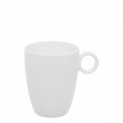 Coffee cup 190 ml, high - RGB white gloss Lunasol