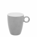 Kaffee-Obere 190 ml hoch - RGB hellgrau gloss Lunasol