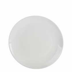 Flat plate Coupe 25 cm - RGB white glossy Lunasol