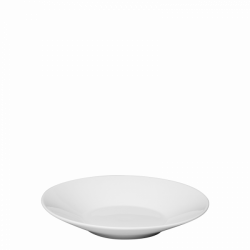 Deep plate 22 cm - RGB white glossy Lunasol