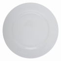 Flat plate 26cm - Lunasol Hotel porcelain uni white