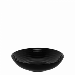 Deep plate Coupe 23.5 cm Spiral - Gaya Atelier black