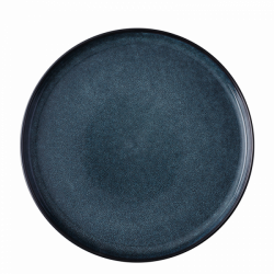 Teller flach U-Coupe 28 cm - Gaya Atelier Night Sky