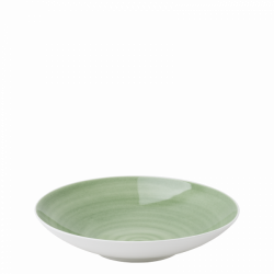 Soup Plate 24 cm olive / white outside - Grand Hotel color