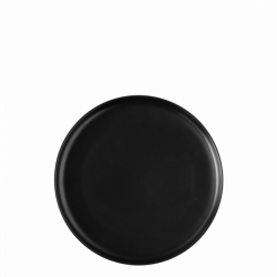 Dessert Plate U-Coupe 20 cm - Gaya Atelier black matt