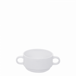 Soup Bowl 250 ml with two handles - Tosca white