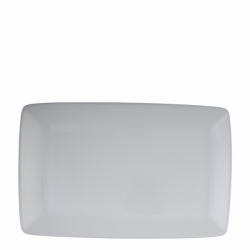 Plate rectangle 28x18,5cm - Lunasol Hotelporzellan uni white