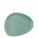 Platte oval 25,5 cm Triangle - Gaya Sand türkis Lunasol