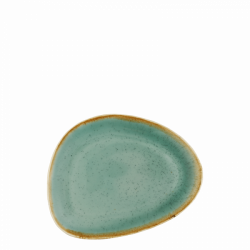 Platte oval 20.5 cm Triangle - Gaya Sand türkis Lunasol