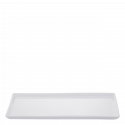 Rectangular Plate 30 x 17.5 cm - Buffet Lunasol uni white