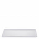 Rectangular Plate 35.5 x 21 cm - Buffet Lunasol uni white
