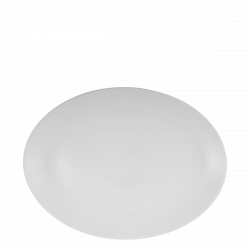 Plate oval 30 cm - Tosca white