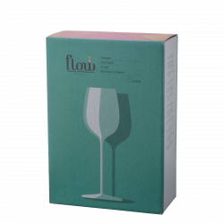 Rotwein 650 ml Set 2-tlg. - FLOW Glas Premium