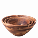Salat Bowl Akazie Ø 20.3 cm x 10 cm - FLOW Wooden