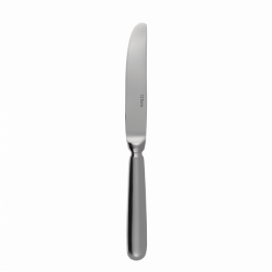 Table Knife short blade with welded hollow handle - Baguette das Original all mirror