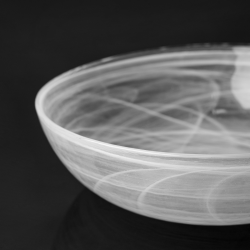 Bowl 18 cm - Elements Glas weiss