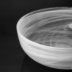 Bowl 21 cm - Elements Glass white