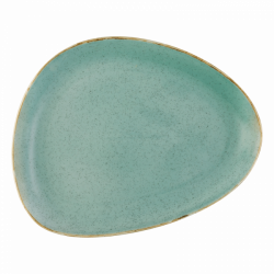 Platte oval 30 cm Triangle - Gaya Sand türkis Lunasol