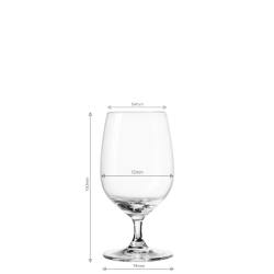 Wasser-Glas auf Fuss 310 ml - Univers Glas Lunasol