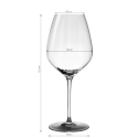 Red Wine Glass 570 ml - Optima Line Glas Lunasol