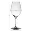 Red Wine Glass 660 ml - Optima Line Glas Lunasol