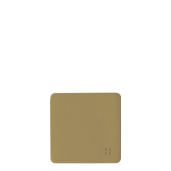 Coaster squeare PVC gold 10x10 cm - Elements Ambiente