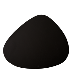 Placemat triangle PVC black 45x37 cm - Elements Ambiente