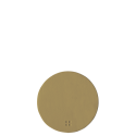 Coaster circle PVC gold ø 11 cm - Elements Ambiente