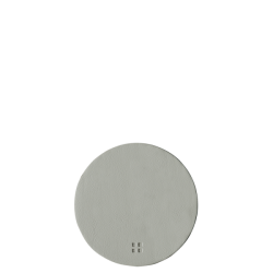Coaster circle PVC silver ø 11 cm - Elements Ambiente