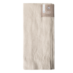 Cloth Table Runner, 50 x 140 cm brown - Gaya Ambiente