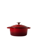 Enameled Cast Iron Pot red Ø 20 cm - Jupiter Lunasol