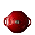 Enameled Cast Iron Pot red Ø 26 cm - Jupiter Lunasol