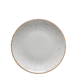 Teller flach Coupe classic 24.5 cm Creme - Gaya Atelier speckled