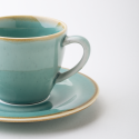 Coffee Cup 250ml - Gaya Sand turquoise Lunasol