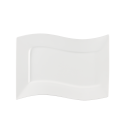 Plate rectangular 36 cm "Wind" - Gaya Atelier white