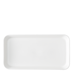 Plate square 30 x 16 x 2.55 cm - Gaya Atelier white