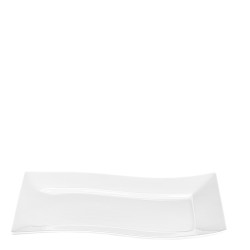 Plate rectangular 31 cm "Wind" - Gaya Atelier white