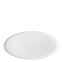 Plate flat oval U-Coupe 35.5 x 18 cm - Gaya Atelier white