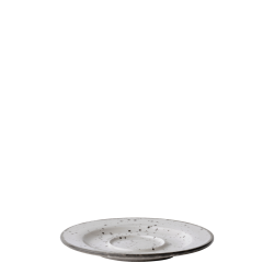 Mocca Saucer 12 cm - Gaya Atelier light grey speckled